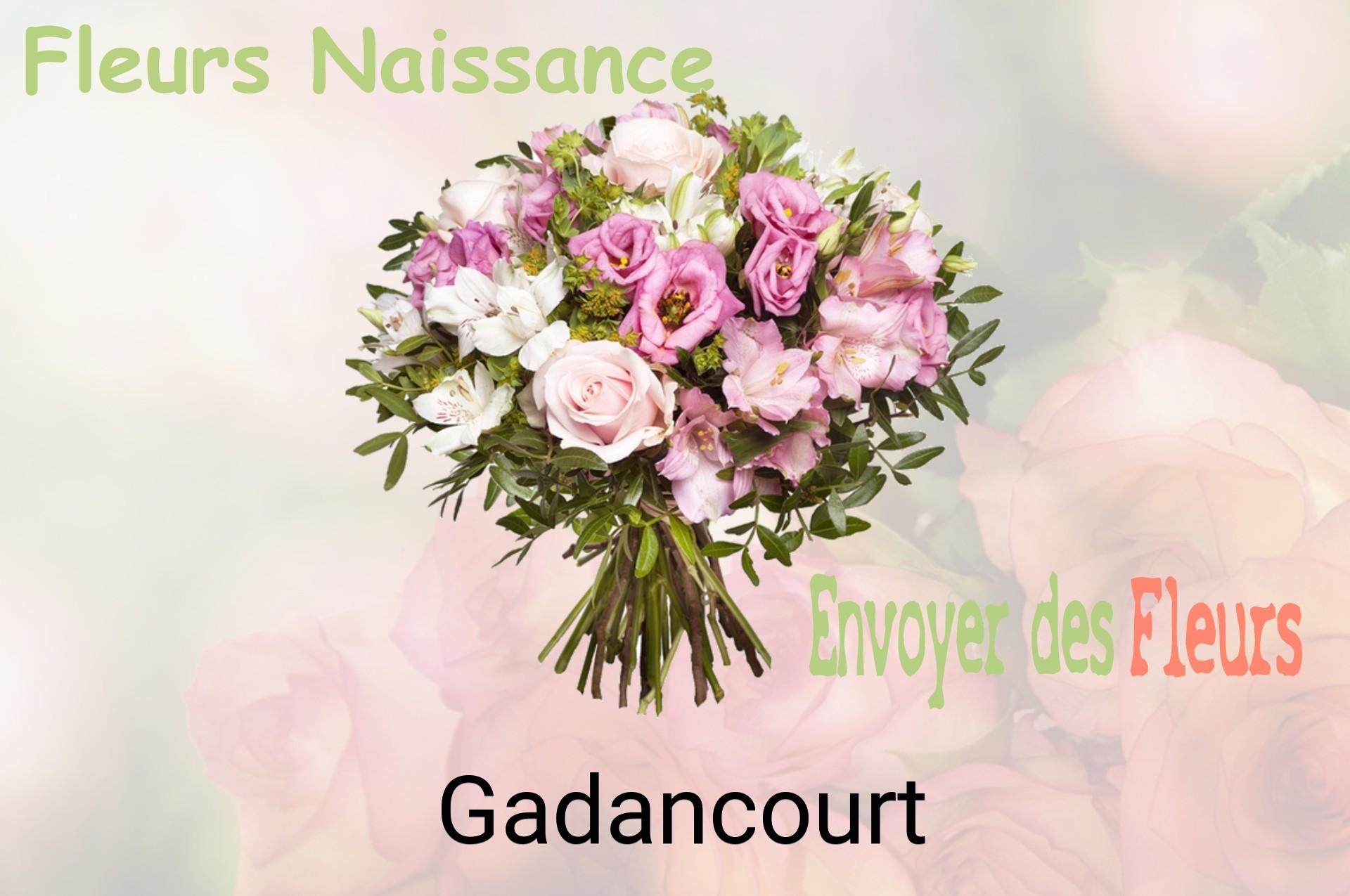 Bouquet de fleurs de naissance livré à Gadancourt